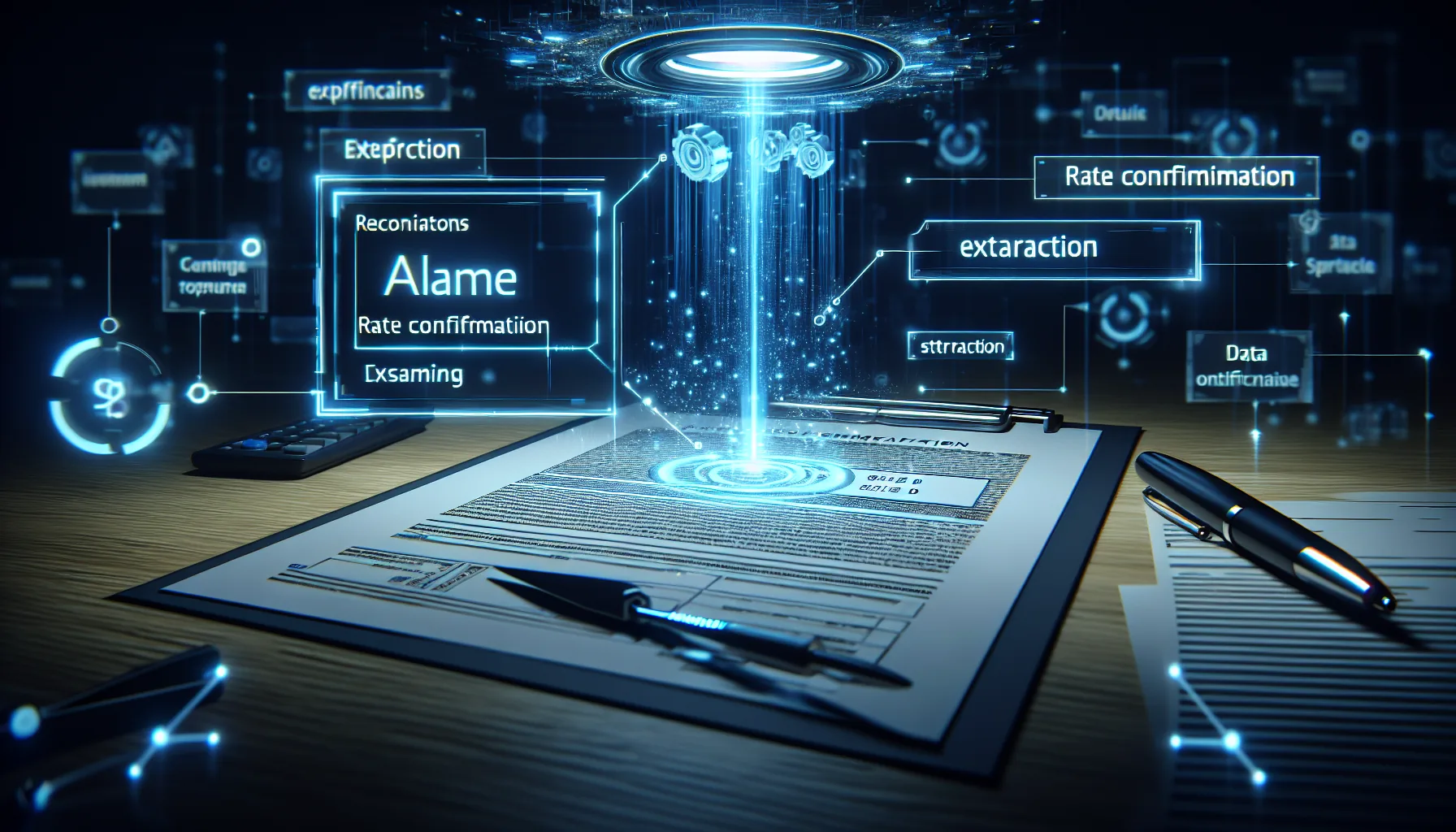 AI rate confirmation parser — automatic data extraction